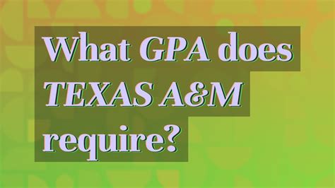 does texas a&m require an essay for application