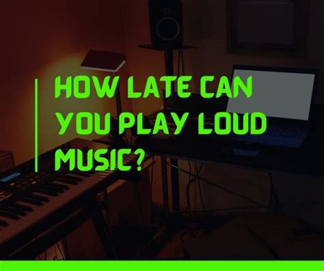 how late can you play music in a residential area? the impact of noise pollution on community harmony